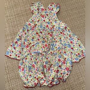 Little English Floral Diaper Set - 12M